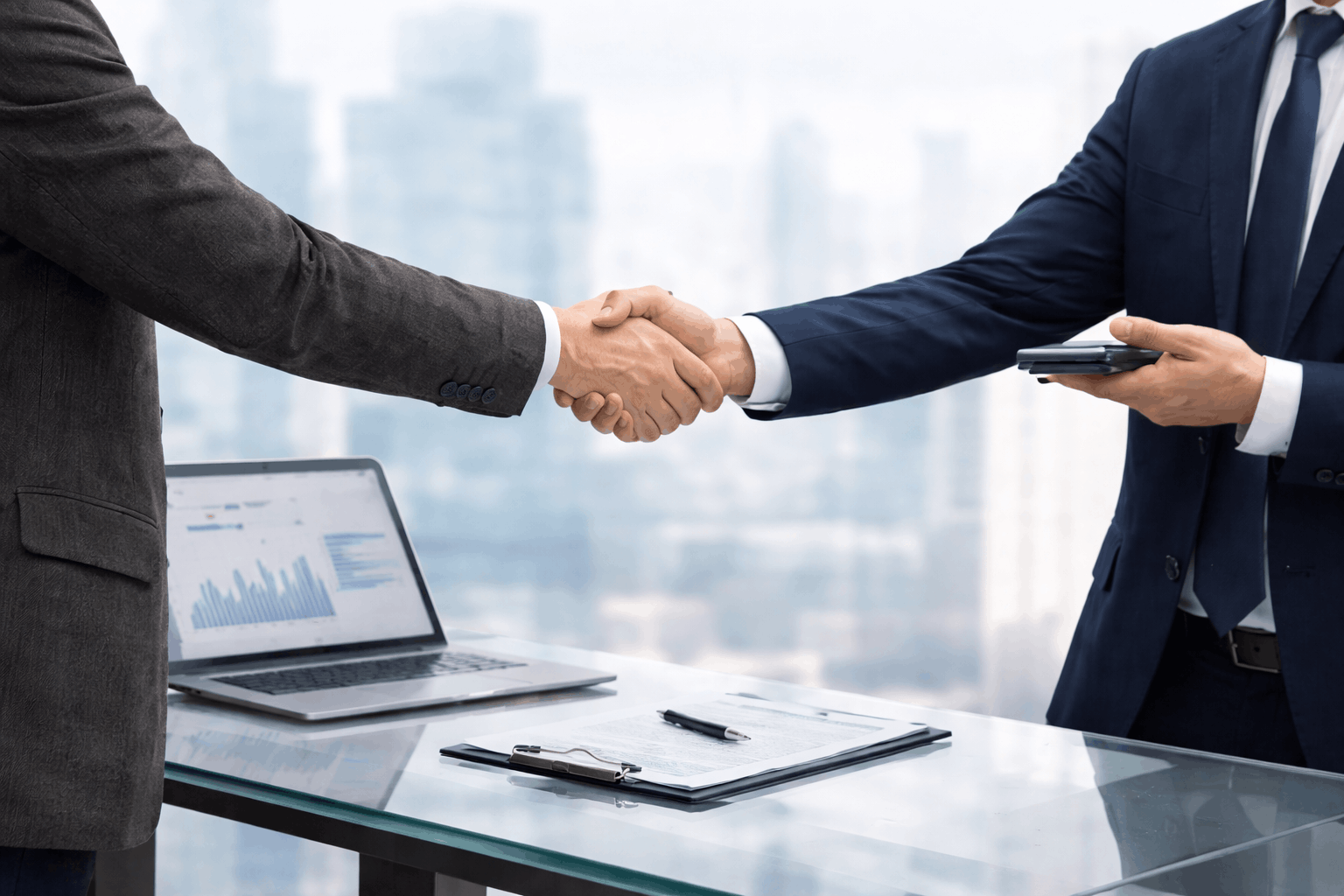 Shaking Hands for Success